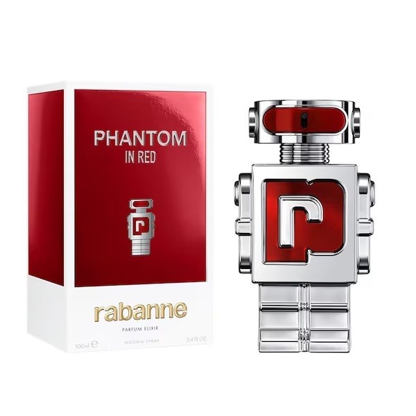 PACO RABANNE PHANTOM IN RED 100ML PARFUM ELIXIR SPRAY BRAND NEW & SEALED