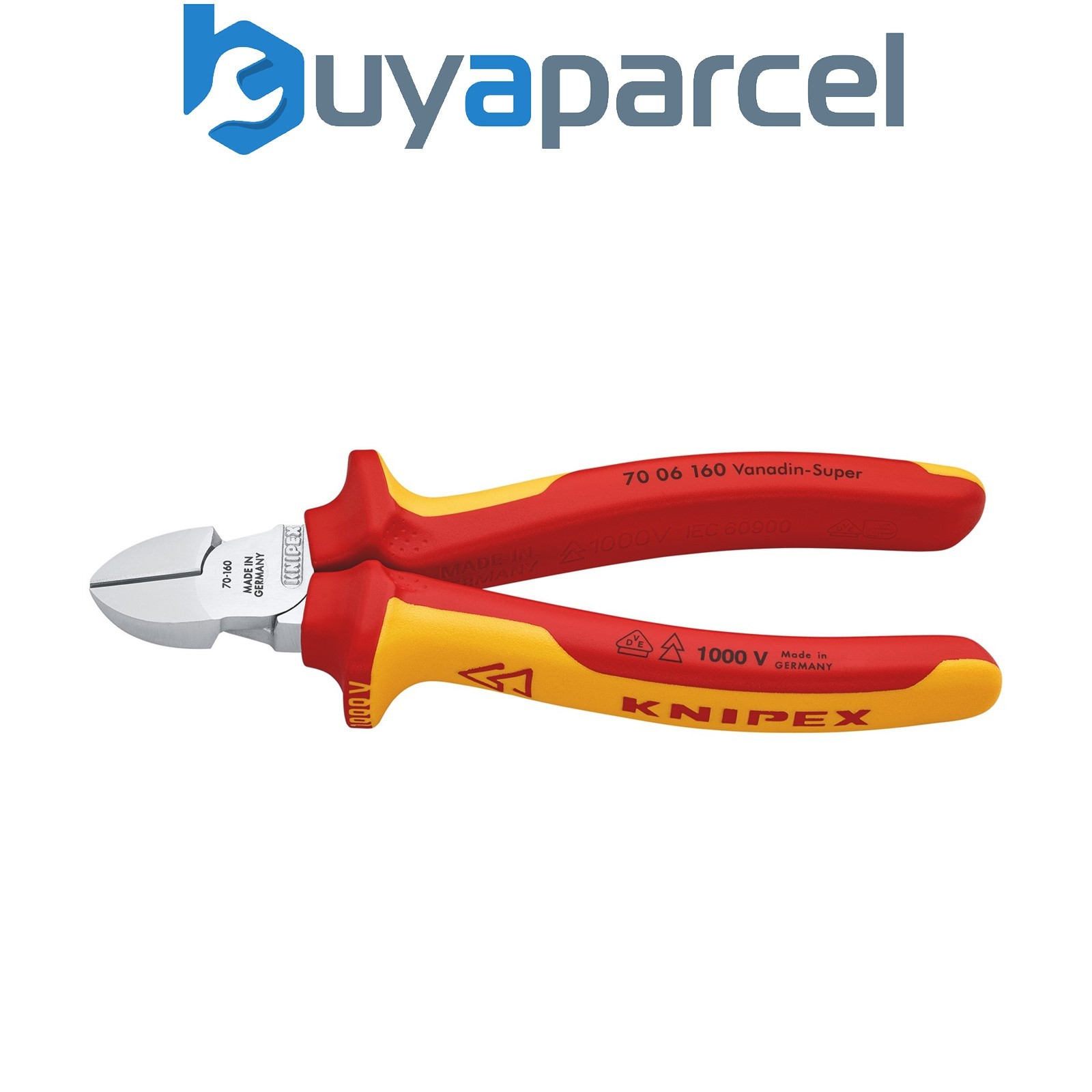 Draper 81262 KNIPEX 70 06 160 VDE Diagonal Cutter,160mm