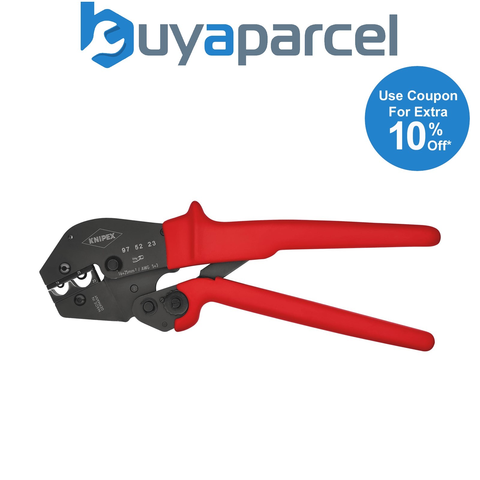 Draper 05553 KNIPEX 97 52 23 Crimping Pliers, 250mm
