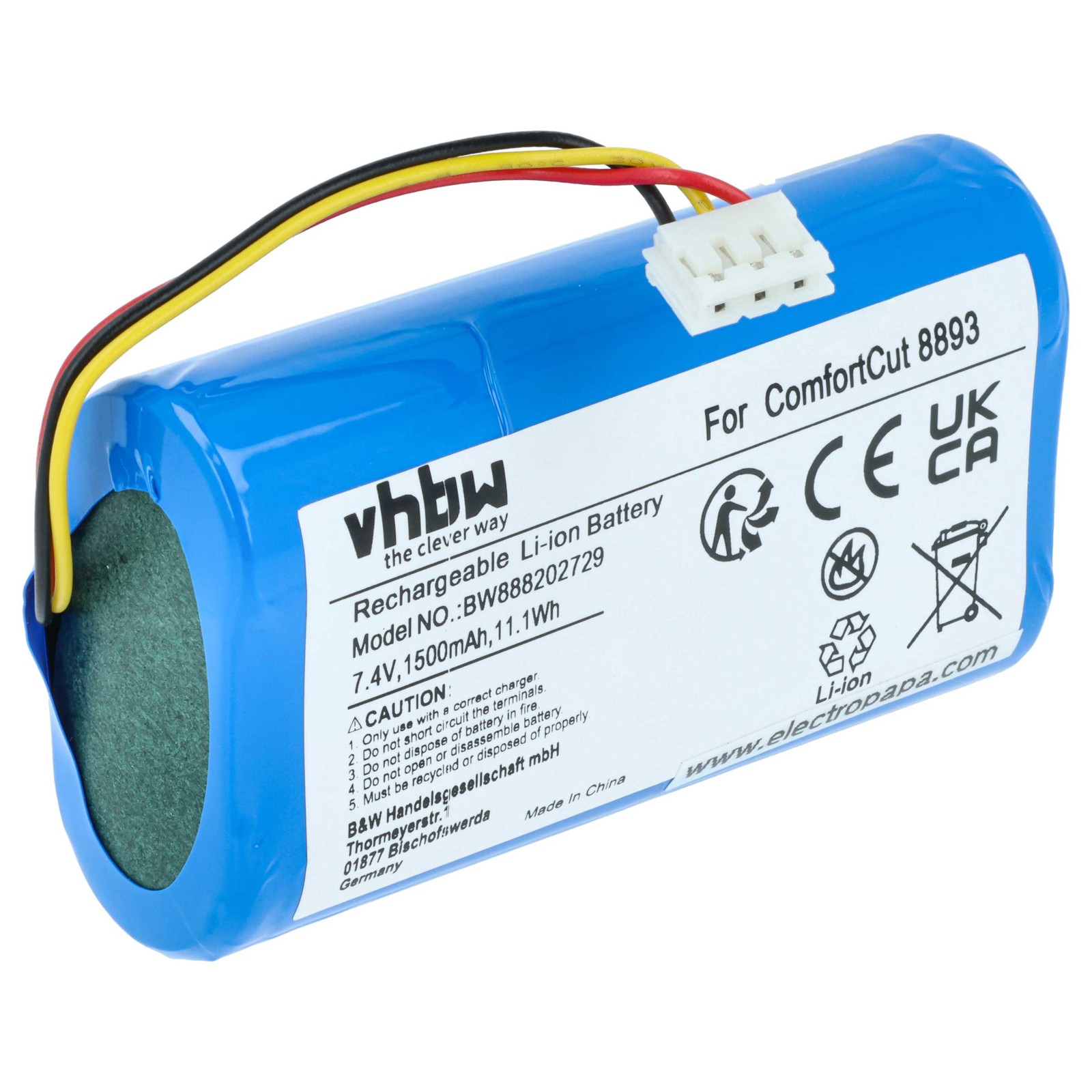 Battery for Gardena ComfortCut 8895 8893 7.4V