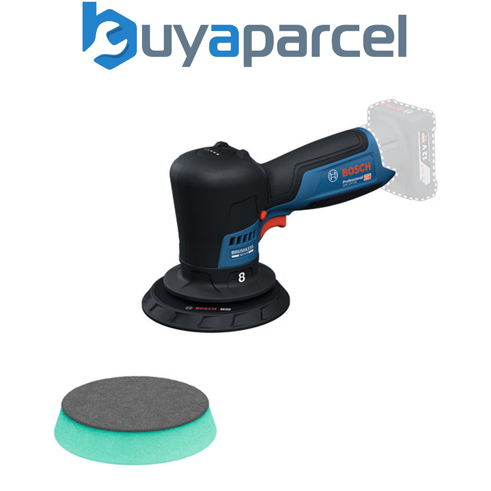 Bosch PRO 12v Polisher GPX 12V-125 Carton box 06019L4100