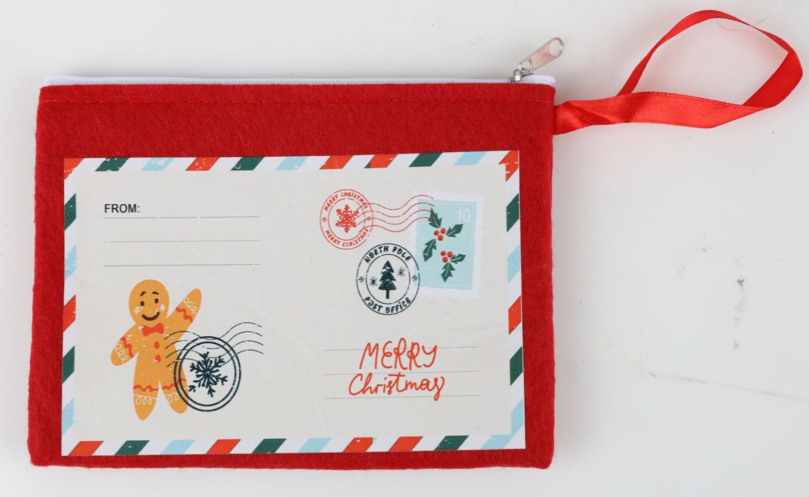 12X Felt Gift Bags Envelope Christmas Packaging Decoration Jewelry