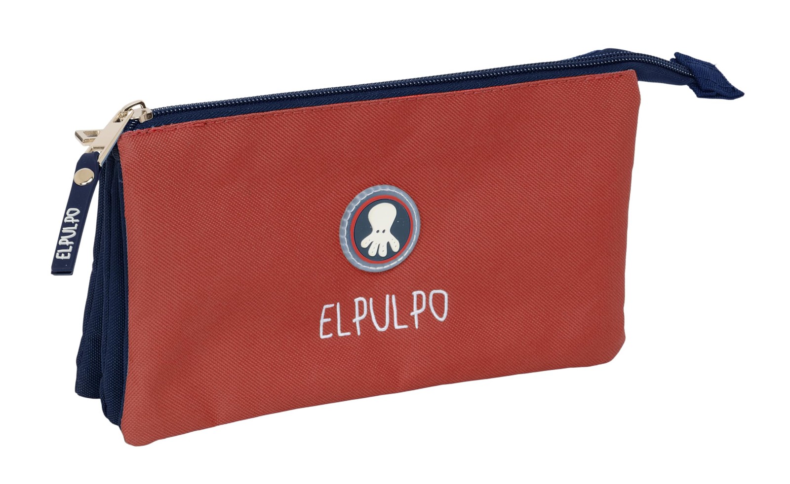 Safta EL OCTOPO – Triple Pencil Case, Children's Pencil Case, Ideal for Children