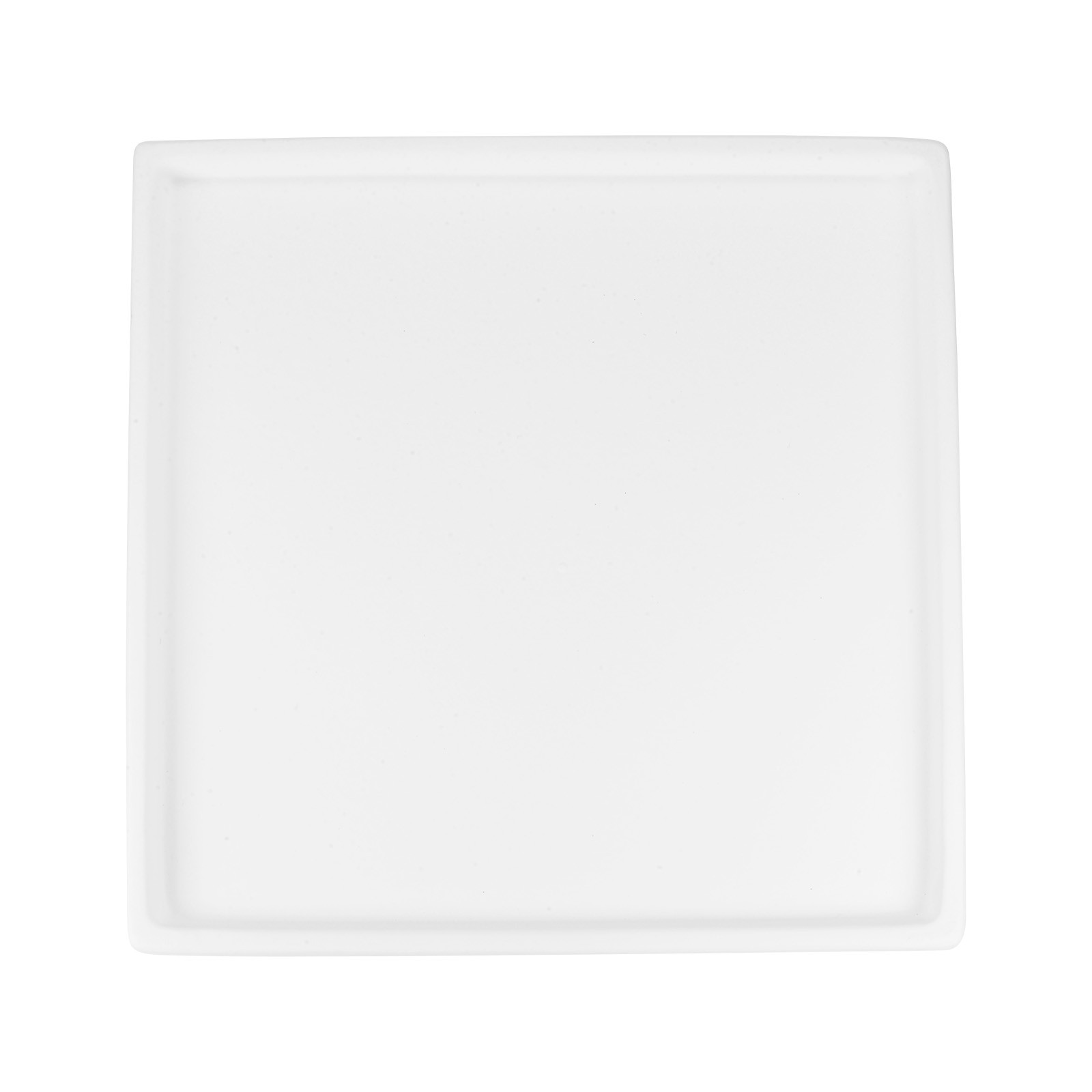 Ceramic Plant Saucer, 8.3 Inch Saucer Drip [Square White]