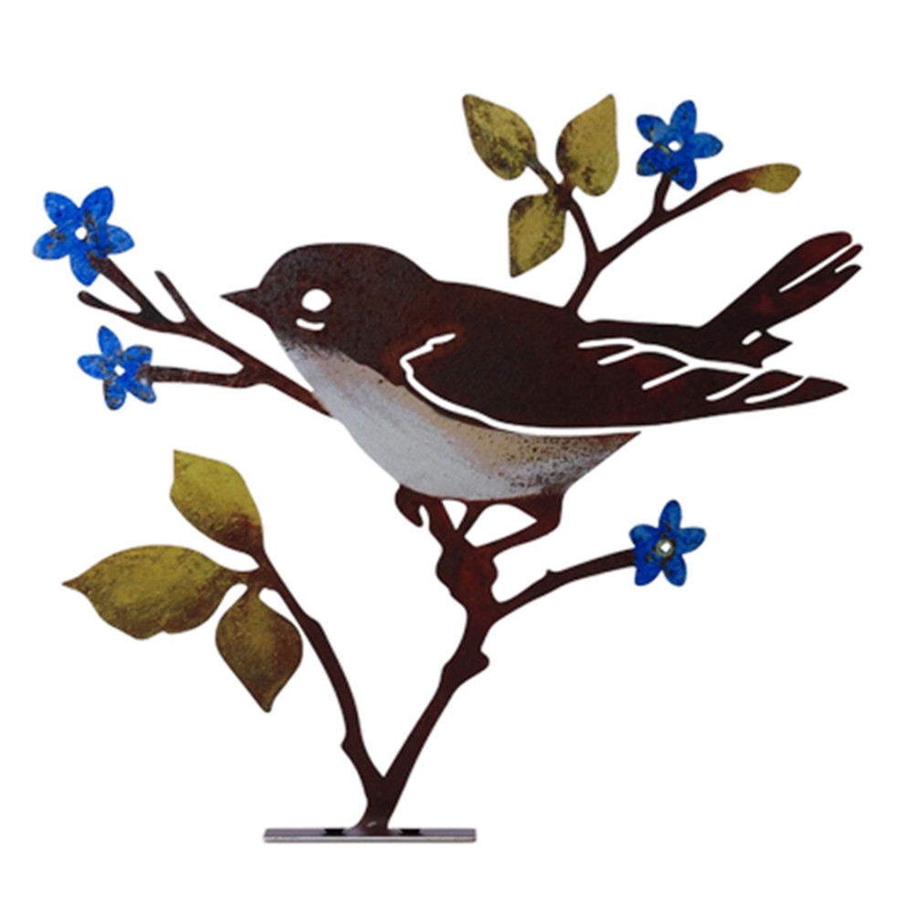 3X(Yard Sign Stake Metal Bird Decorative Garden Stakes,Lawn Outdoor7629