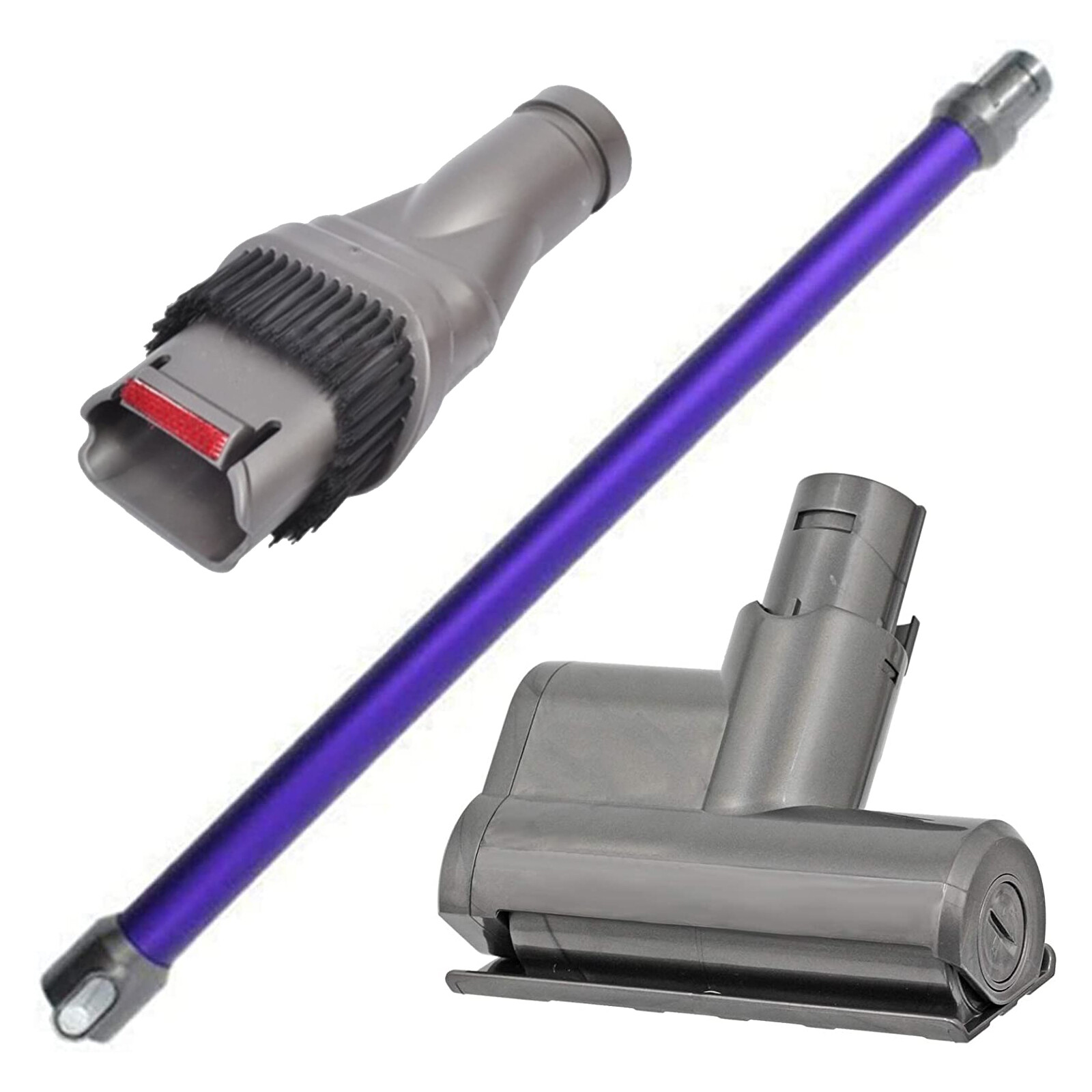 Motorised Mini Turbine Brush for DYSON DC58 DC62 + Extension Tube + 2in1 Tool