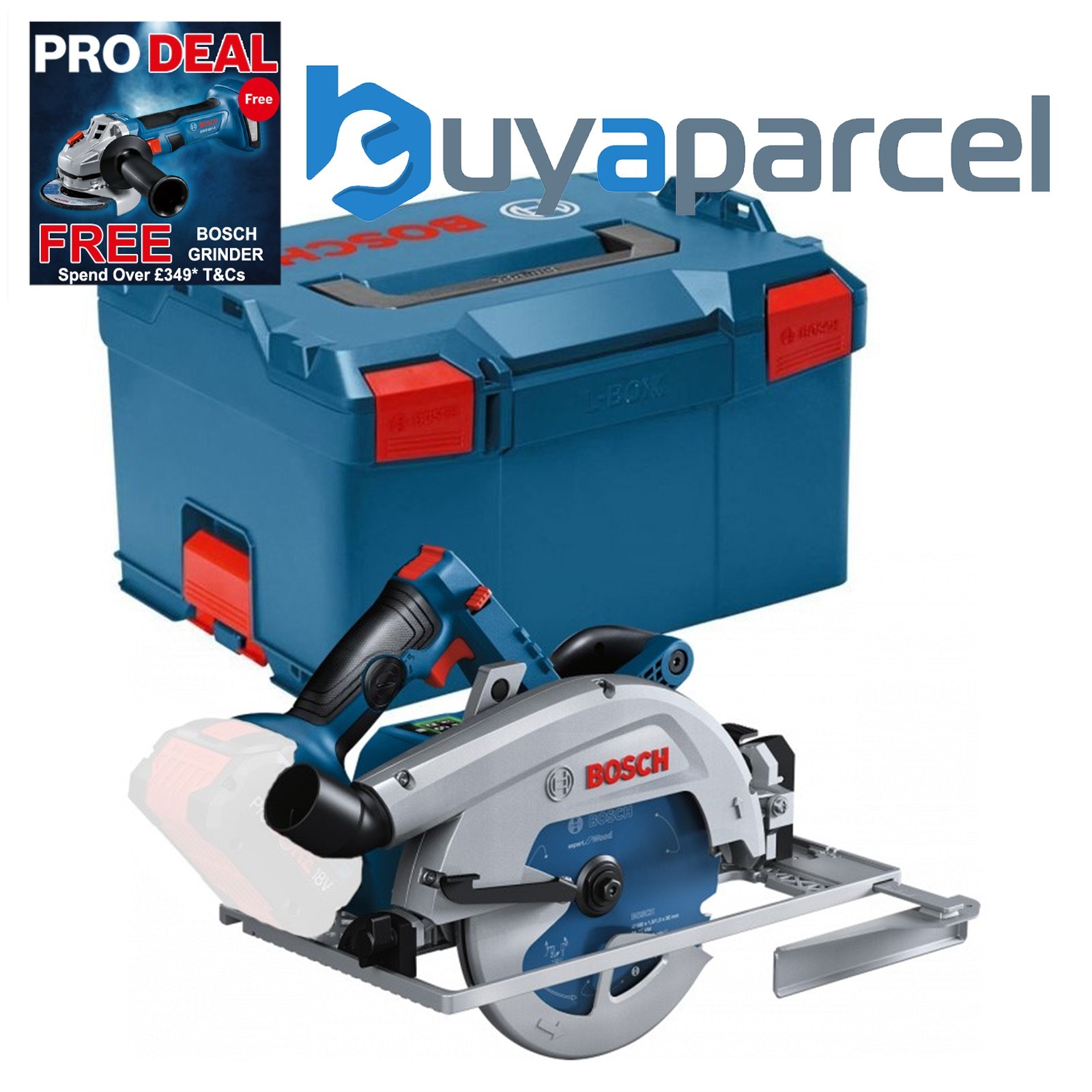 Bosch GKS 18V-68 GC 18V BITURBO Brushless Circular Saw 190mm - Guide Rail Base