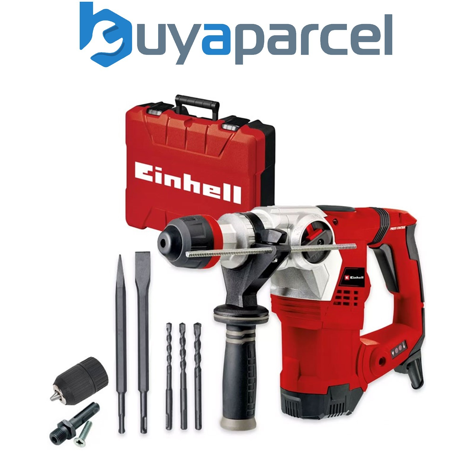 Einhell TE-RH 32 Rotary Hammer Drill 1250W 240V 4 Mode + Case + 3 Bits + Chuck