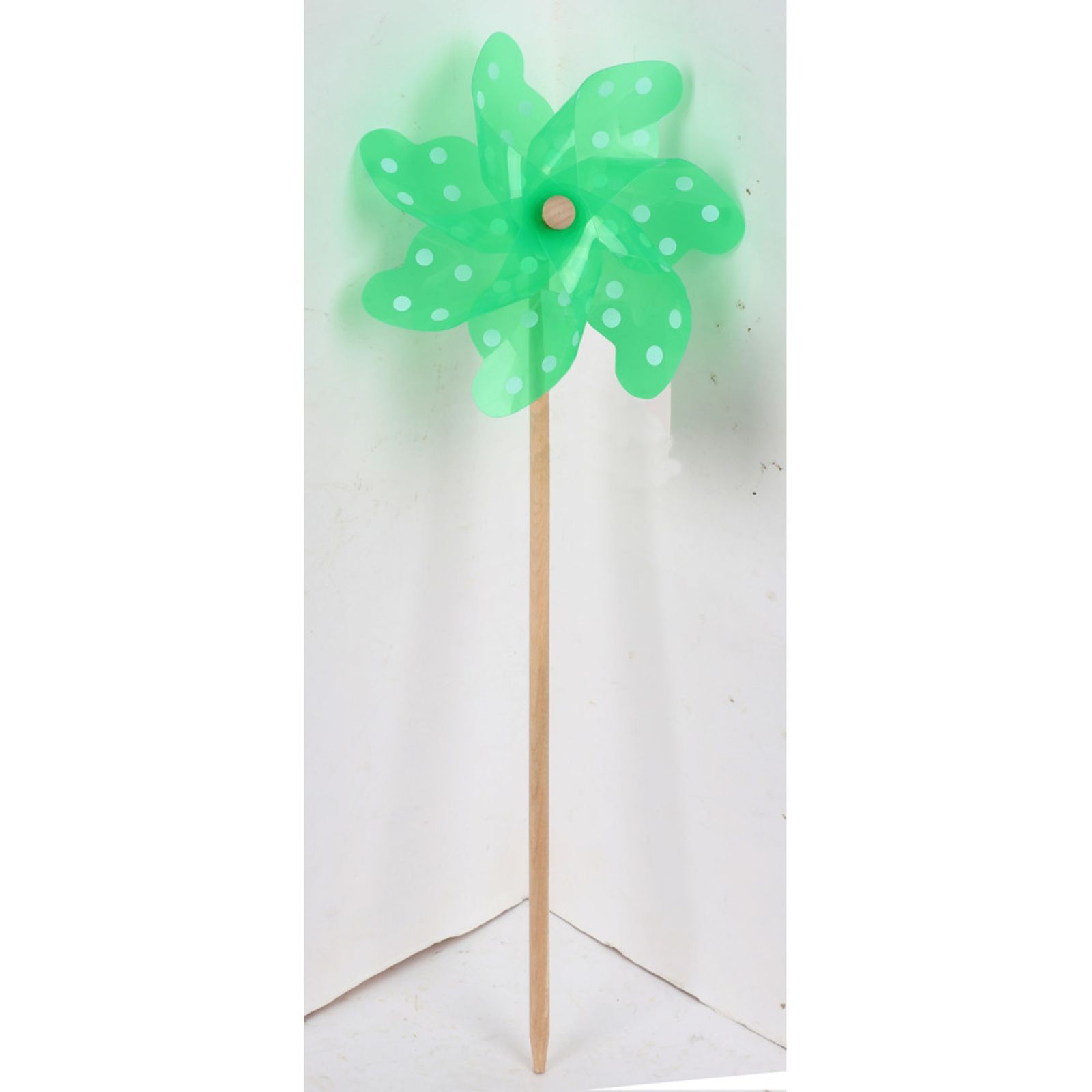 24x Decor Whirligig Garden Ornament Plastic Approx. 17x46 CM Spike Terassendeko