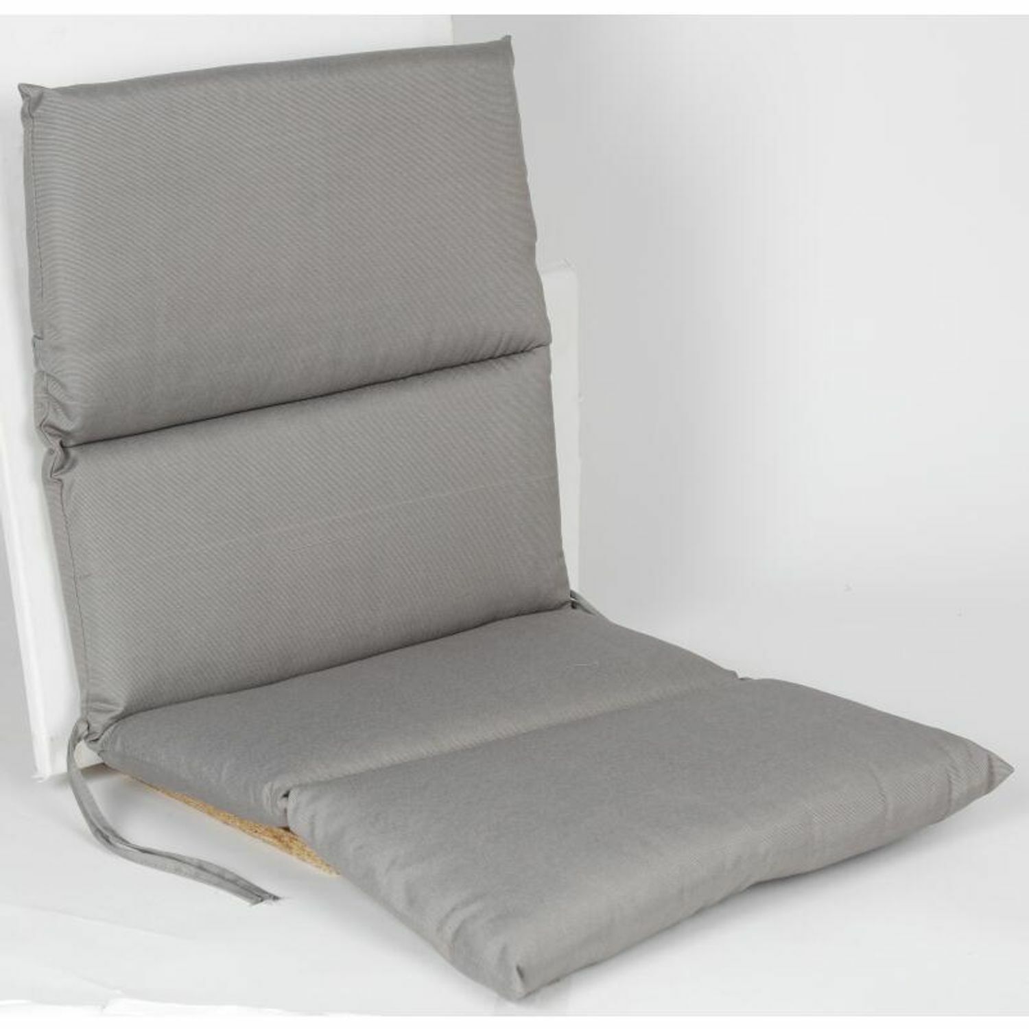 4x Rollstep Chair Cushion Low Back Moss Seat Cushion Garden Lounger