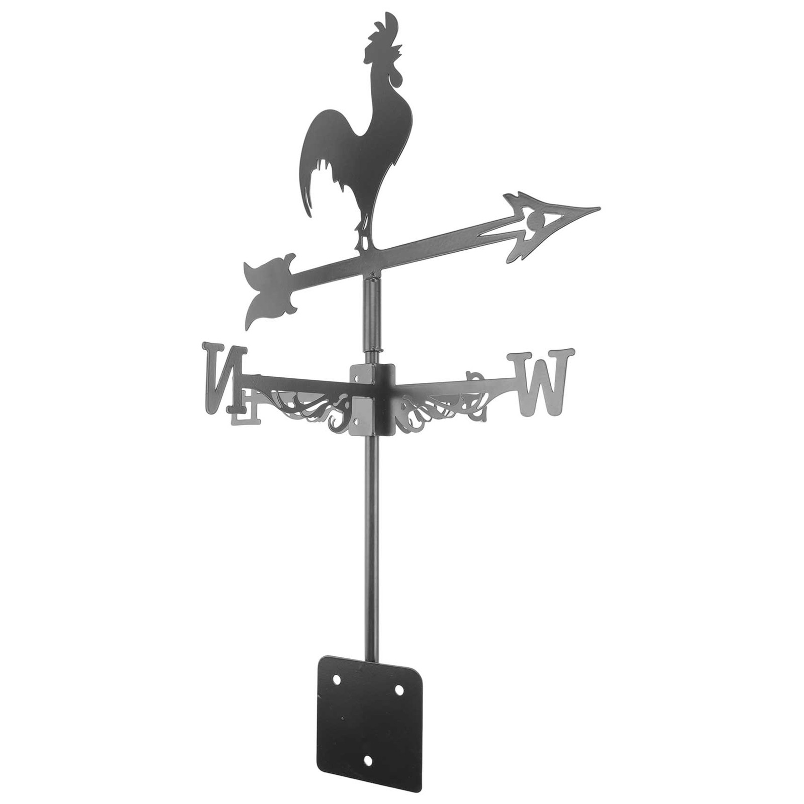 2X(Rooster Weather Vane - Retro Cockerel Weathervane Silhouette -8140