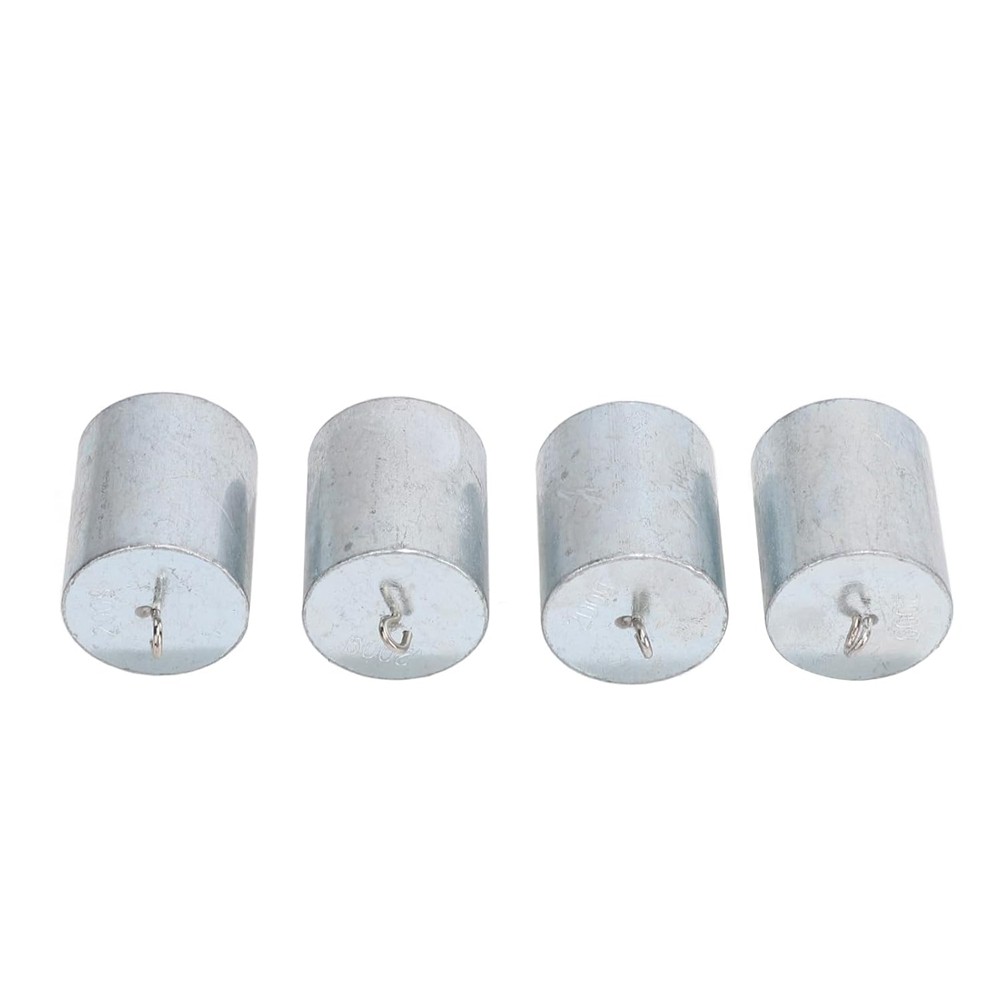 Alibration Weights 200 G, Chromeplated Steel 4 Pcs. Hook Weights Accuracy1917