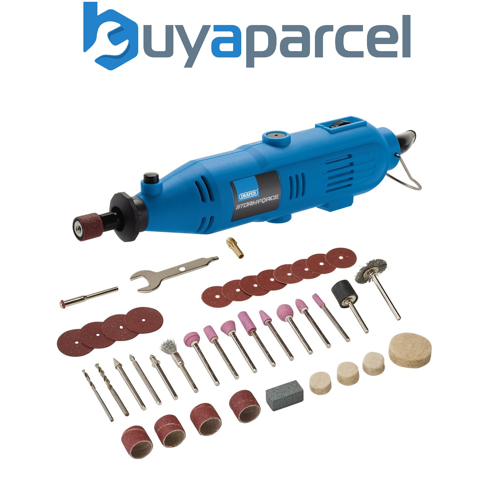 Draper 98521 Draper Storm Force 230V Rotary Multi-Tool Kit, 135W (40 Piece)