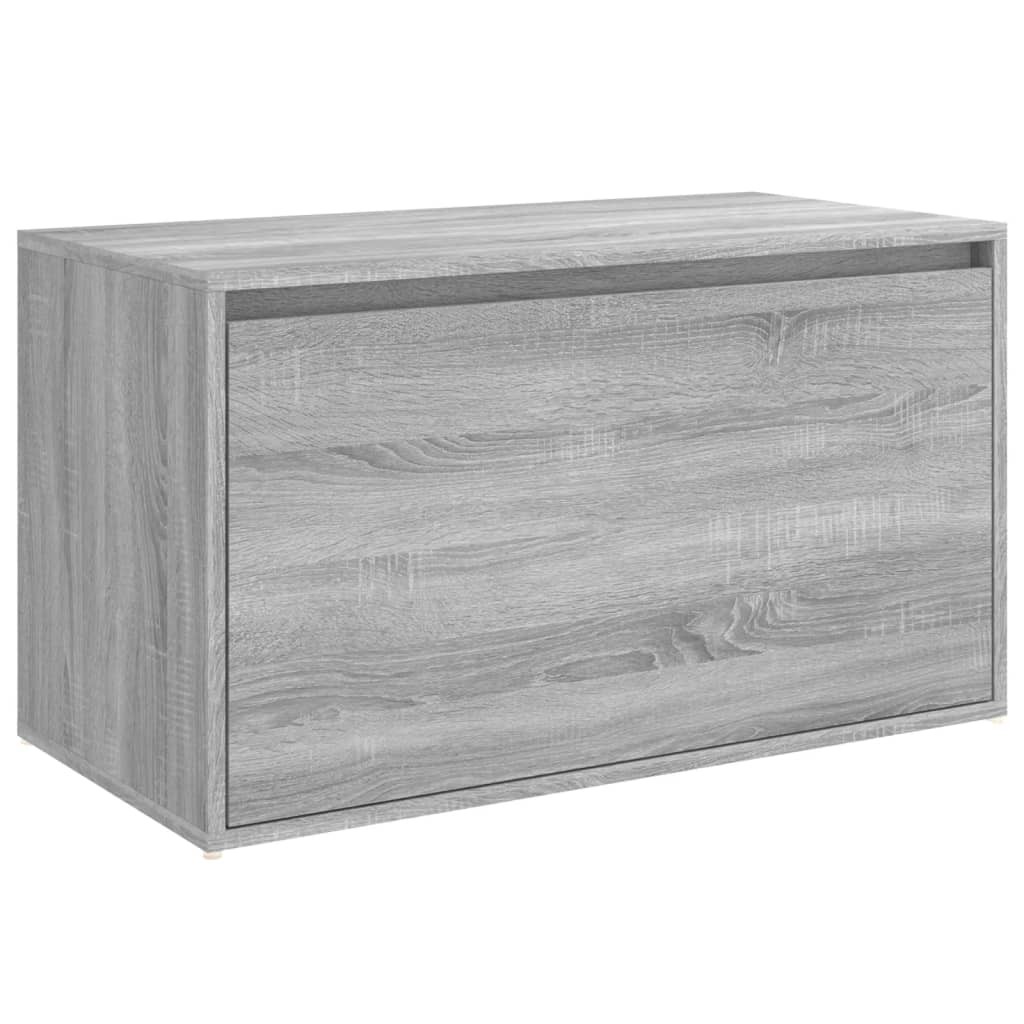 Hall Bench Grey Sonoma Engineered Wood Entryway Storage Seating vidaXL