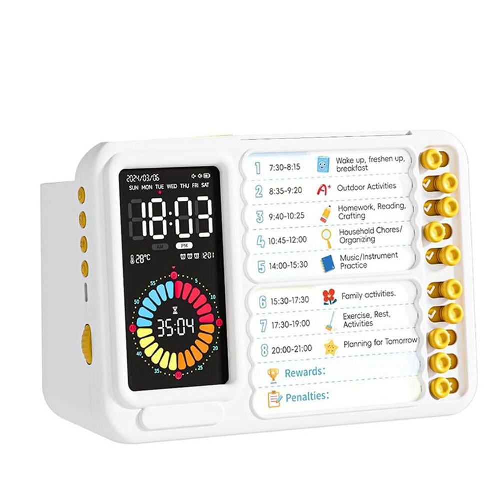 Visual Timer for Kids Adults, ADHD Timer with Planning Board for Schedules,8970