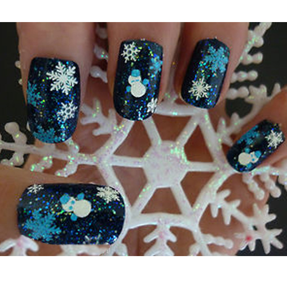 NAIL ART STICKERS SNOW FLAKE STAR RETRO FLOWER TRANSFER DECAL GIRSL GIFT