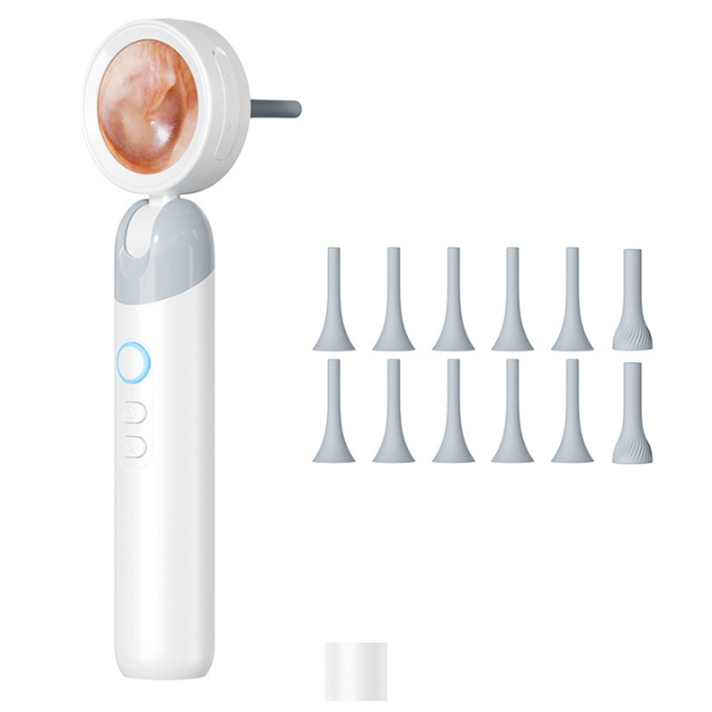 Visual Ear Otoscope 1.38 Inch IPS Endoscope 1080P Camera Ear Wax Clean8835