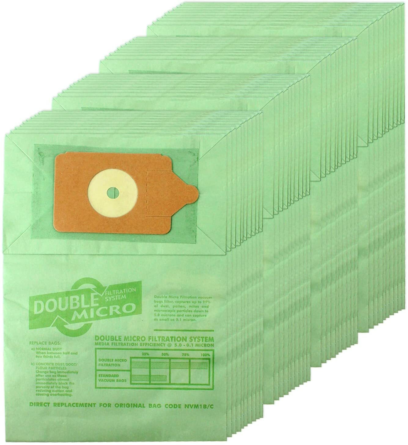Dust Bags for NUMATIC HENRY HETTY JAMES Vacuum Cleaner Paper Bag x 40