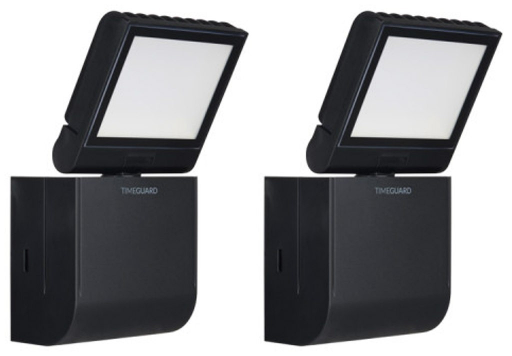 2 x Timeguard LED100FLBP LED Compact Floodlight Fittings - 8.5W (Black)