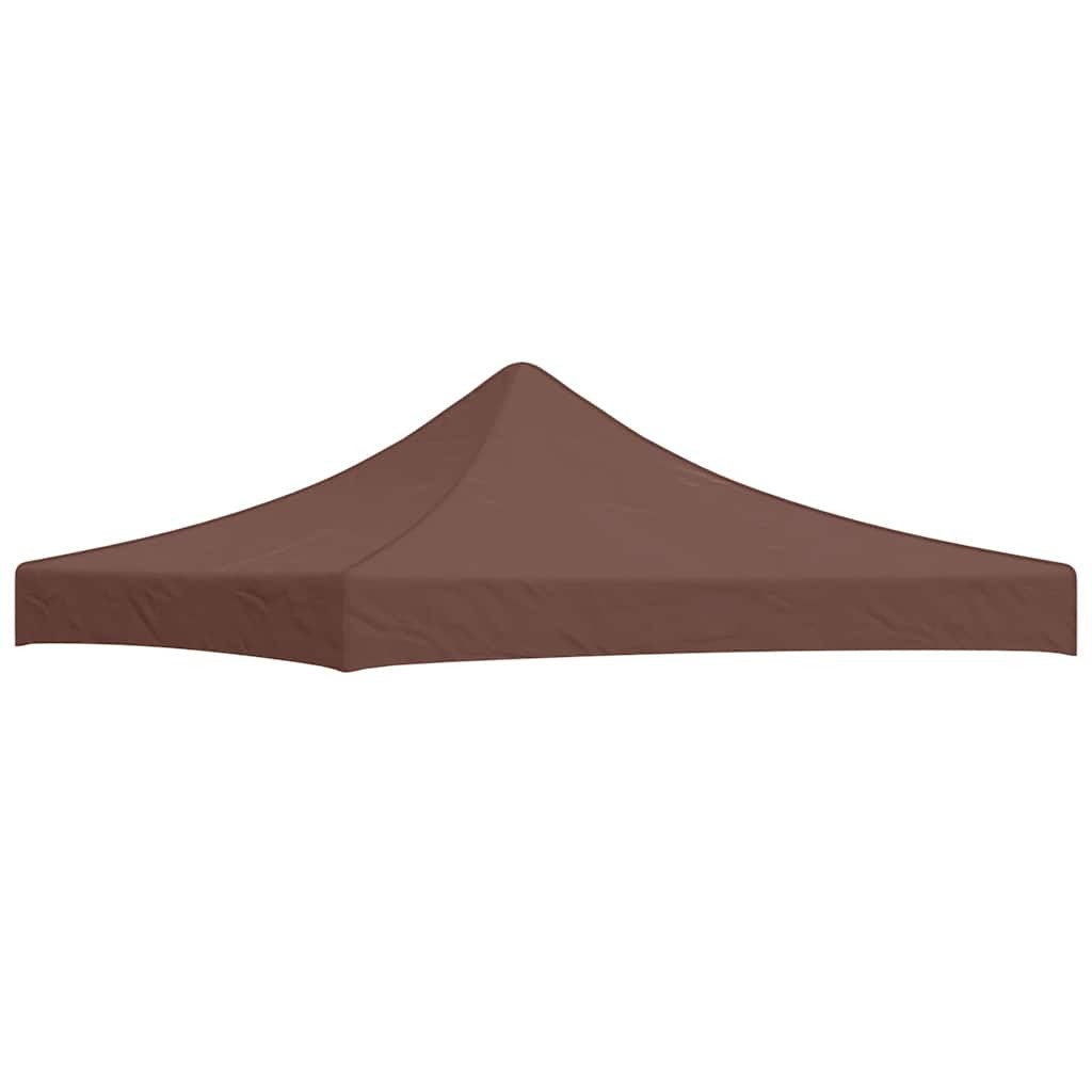 Party Tent Roof Brown 270 g/m² Replacement Canopy Gazebo Top Cover vidaXL