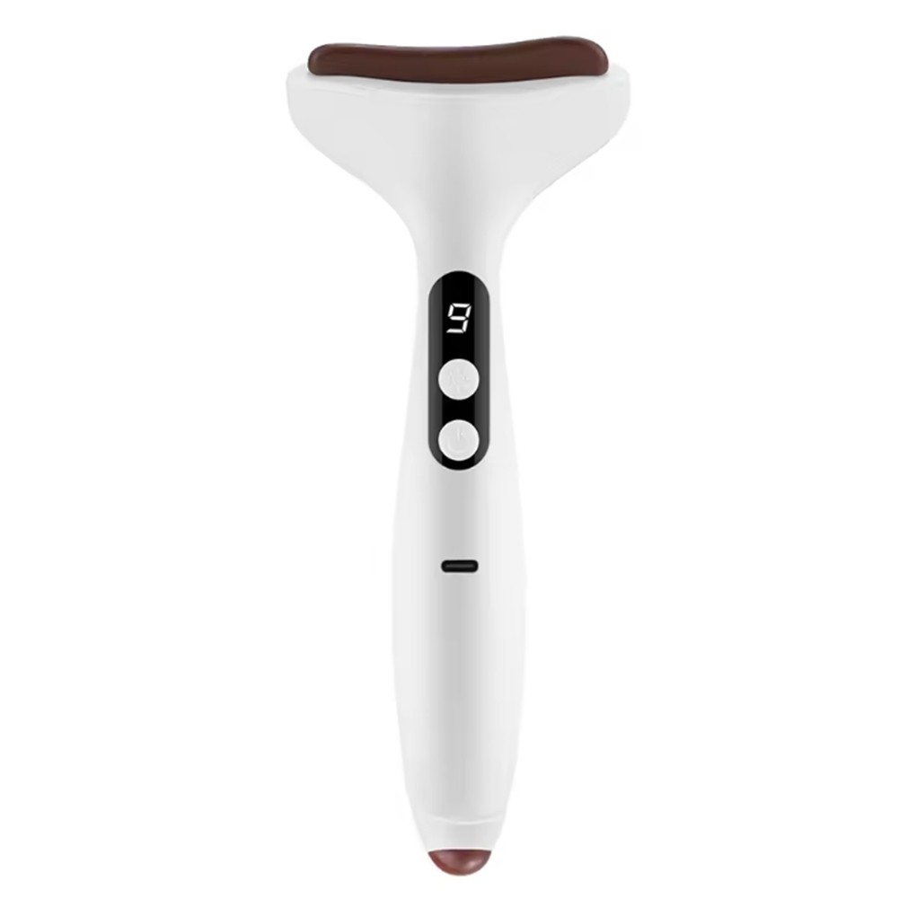 3X(Electric Gua Sha Massager - 9-Level Heat Shock and Bian Stone8648