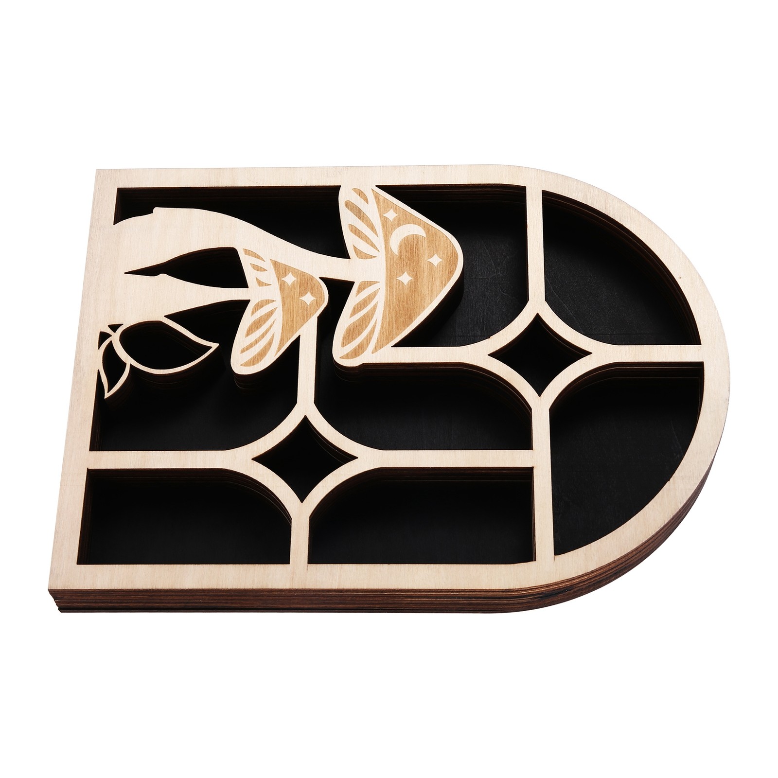 Arched Crystal Shelf Mushroom Arched Display Shelf Wall Shelf Wall9091