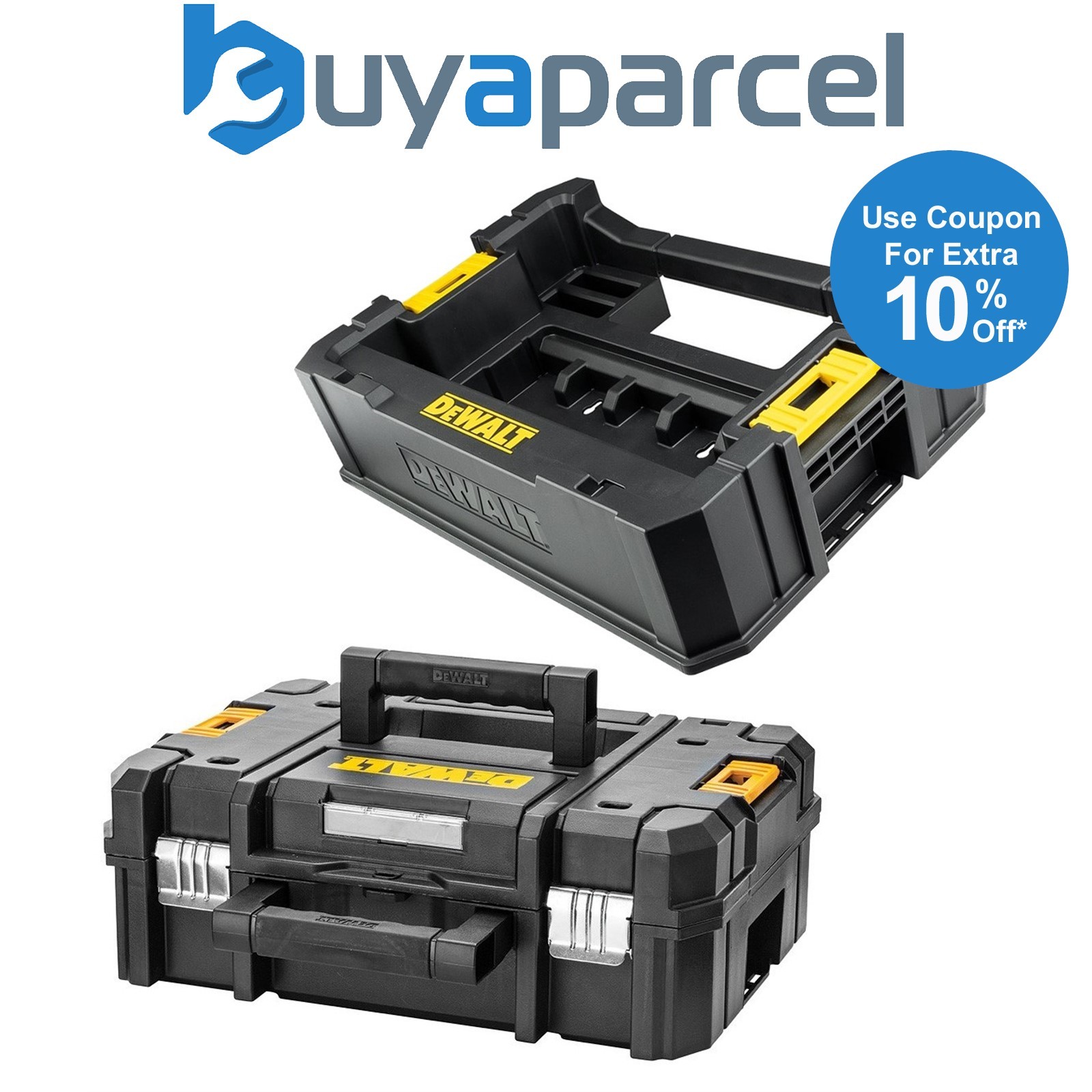 DeWalt DT70716 TSTAK Accessory Caddy For Tough Cases + Tstak II Case Toolbox