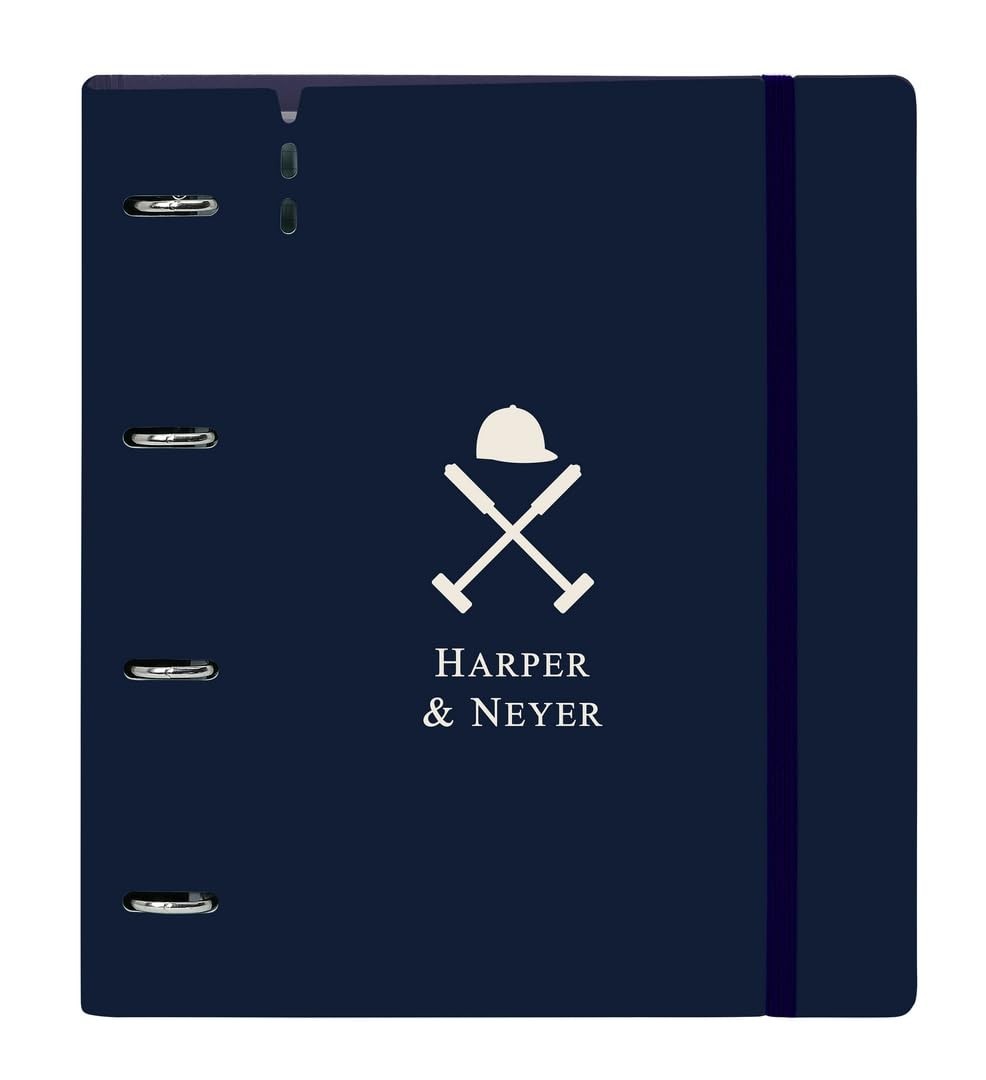 Safta Harper & Neyer – Carpeblock with 4 Rings of 35 mm, with Refill, with 100 A