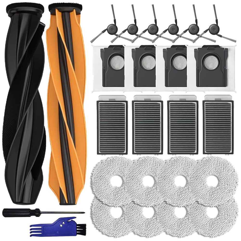 Main Side Brush Mop Pads Dust Bag for X50 L50 L40s Pro Ultra/ V508135