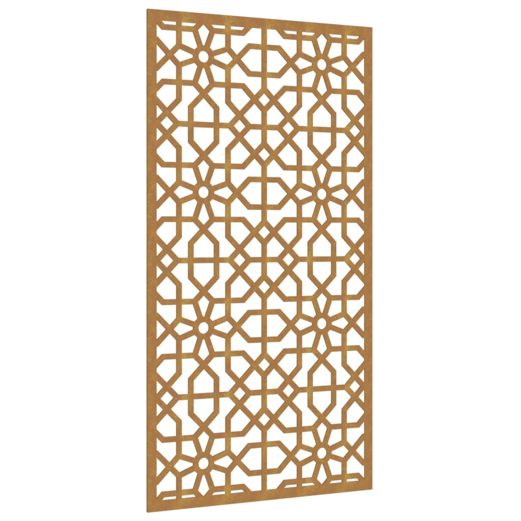 Garden Wall Decoration Art Decor Corten Steel Moorish Design vidaXL