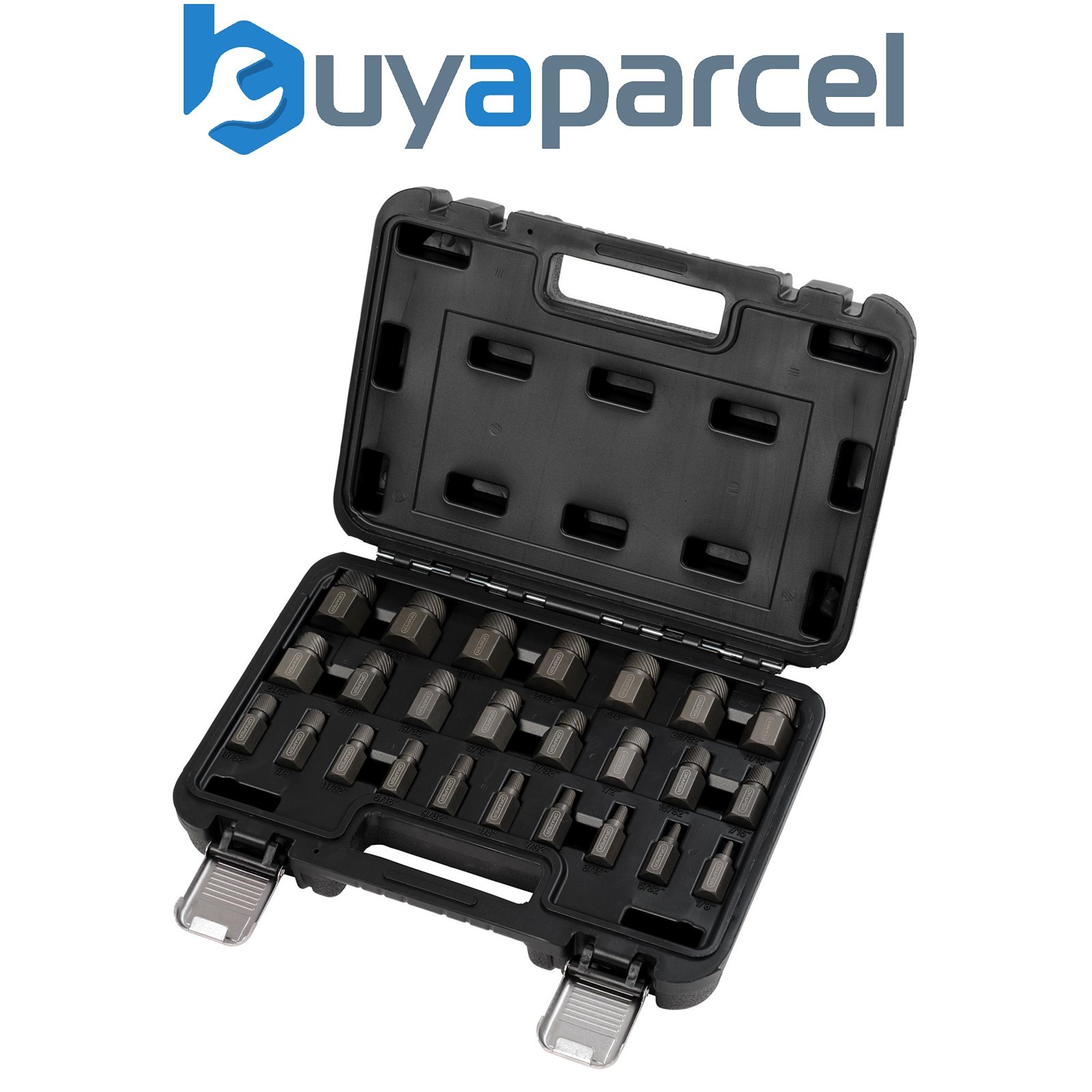 Draper 28196 Imperial Bolt Extractor Set, 3/8" Sq. Dr. (25 Piece)