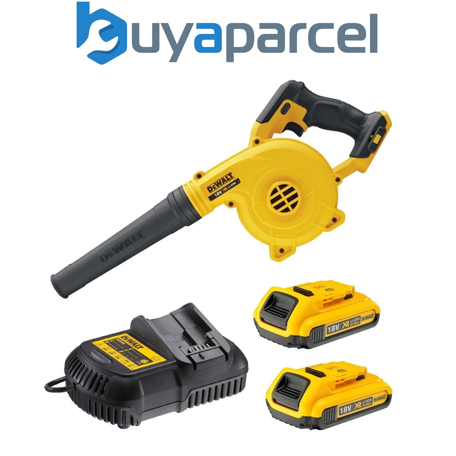 Dewalt DCV100D2 18v XR Compact Leaf Blower DCV100 + 2 x 2ah Batteries + Charger