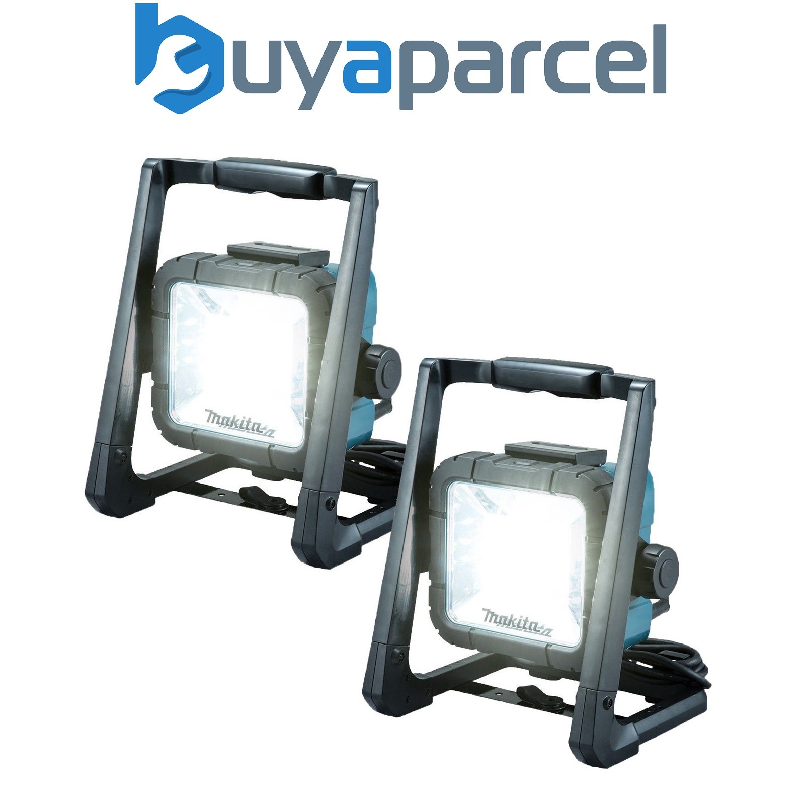 Makita DML805 18v / 14.4v / 240v LXT Li-Ion LED Work Light Site Light Twin Pack