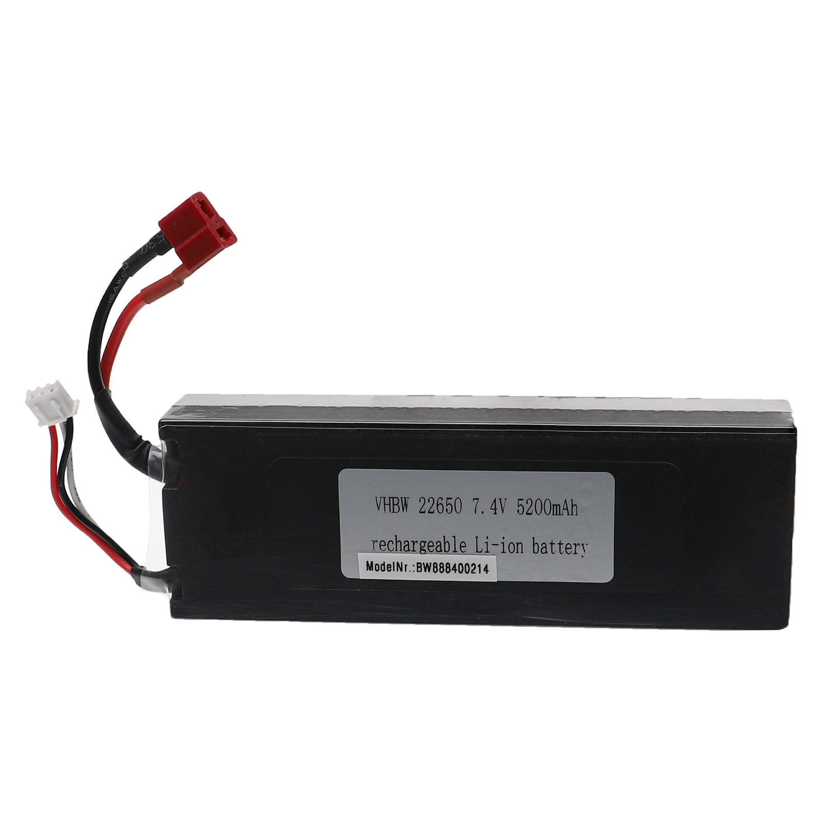 RC Battery Model Construction T-plug AWG16 7.4V Li-Ion