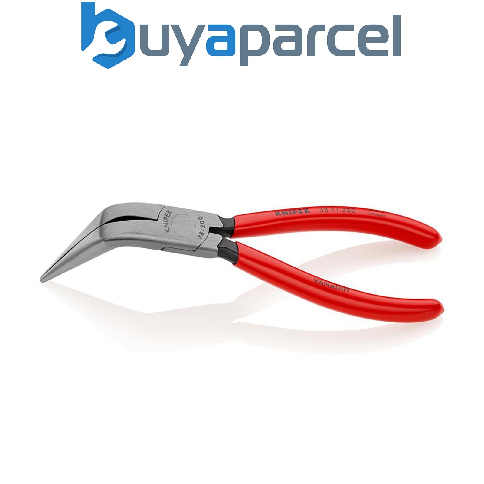 Draper 69023 KNIPEX 38 71 200 Mechanics' Bent Nose Pliers, 200mm