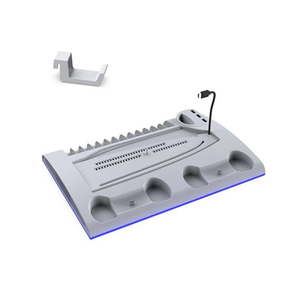 Charging Stand with Cooling Fan for and Slim Console, Dual Controller 2957