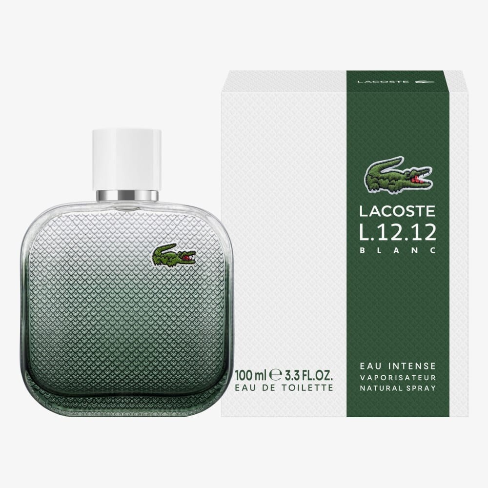 LACOSTE L.12.12 BLANC EAU INTENSE 100ML EAU DE TOILETTE SPRAY BRAND NEW & SEALED