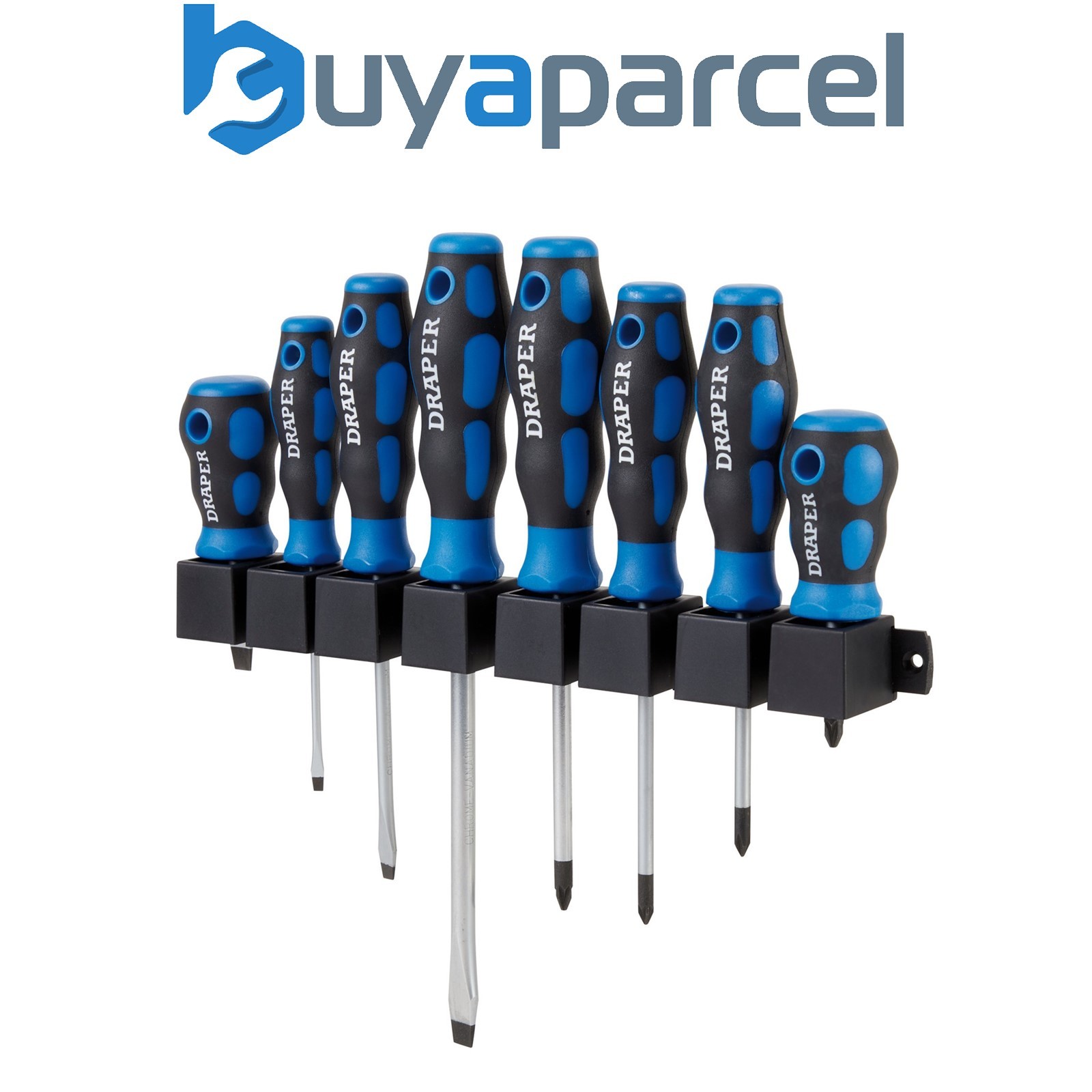 Draper 48933 Soft Grip Screwdriver Set (8 Piece)
