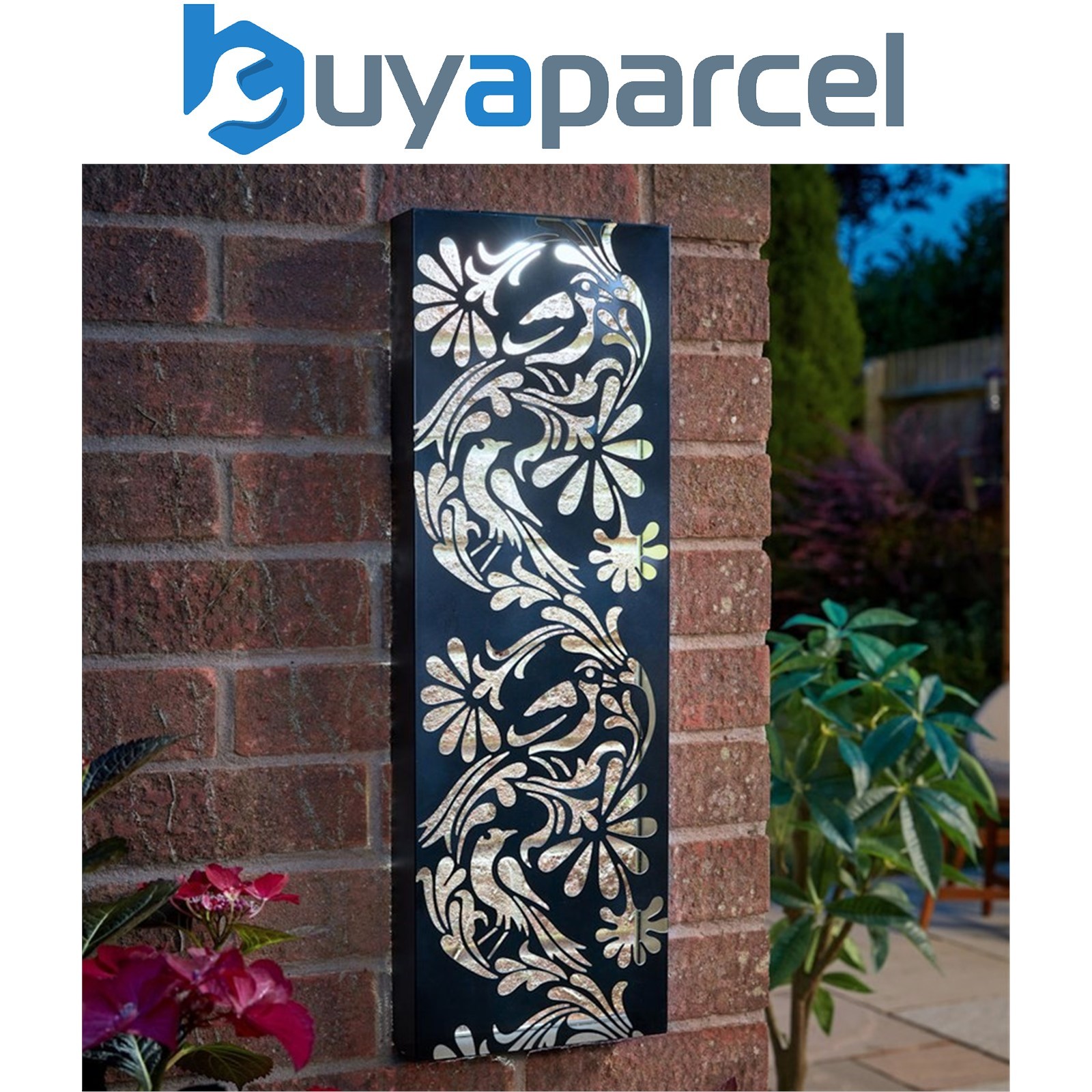 Smart Garden Solar Illumina DecorPanel Fauna LED Wall Panel Light Silhouette