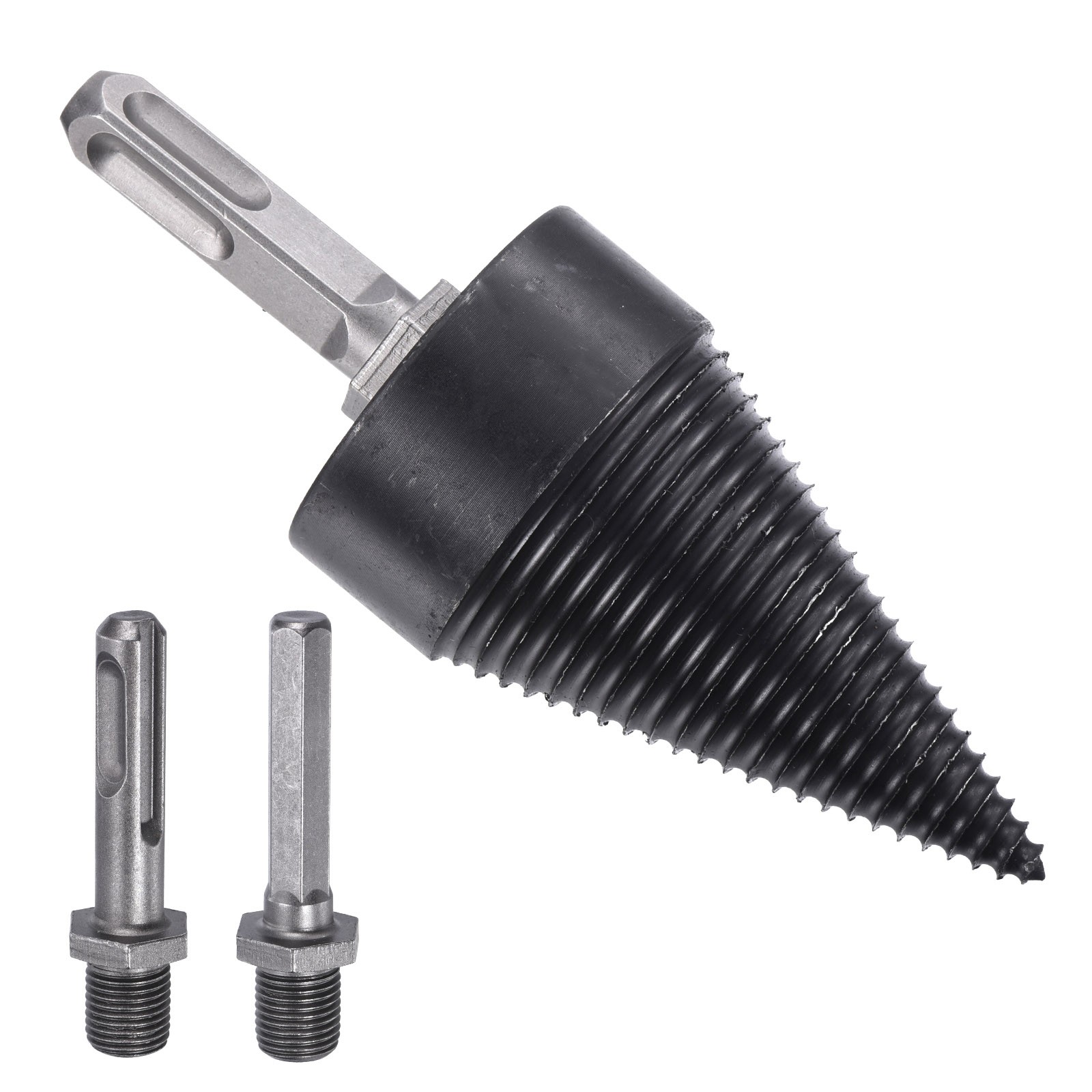 4Pcs/1Set 50mm Firewood Log Splitter Drill Bit Electric Drills Screw Cone Driver