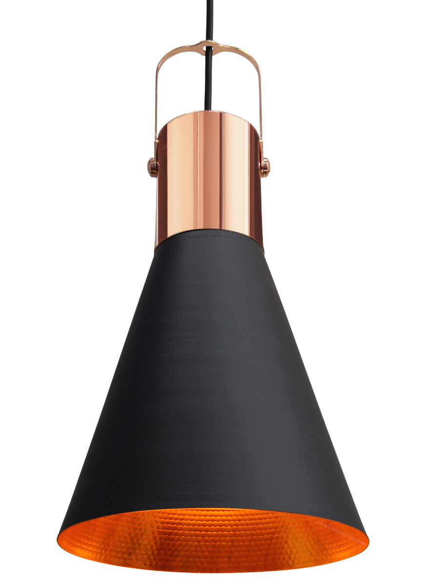 Retro Industrial Black Metal Hanging Ceiling Pendant Light Shade M0032