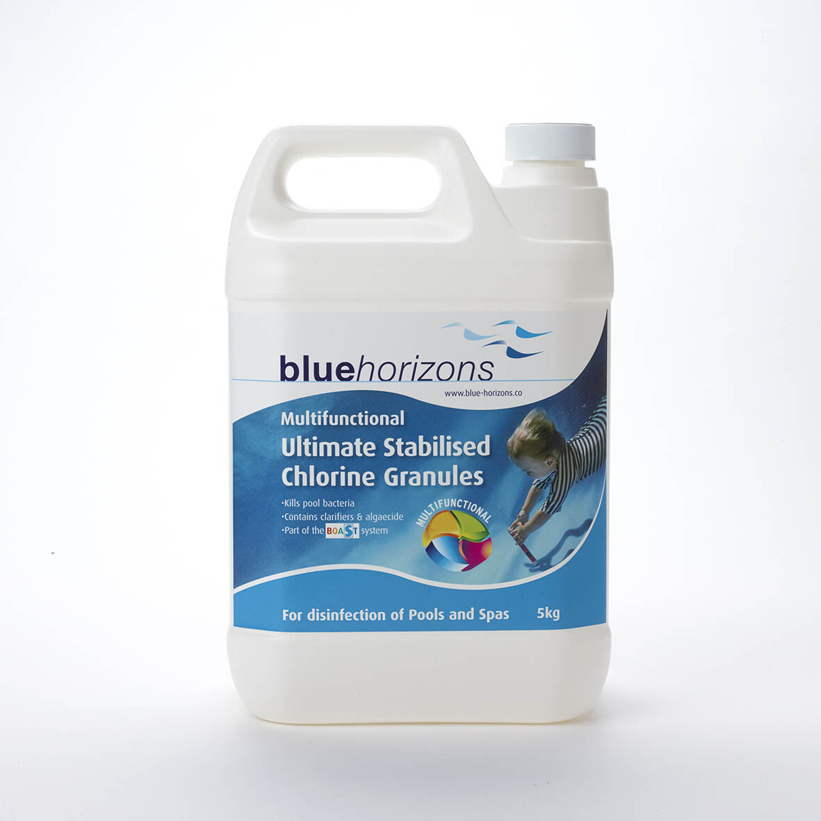 Chlorine Granules Ultimate Multifunctional Swimming Pool Algaecide Chemicals 5kg