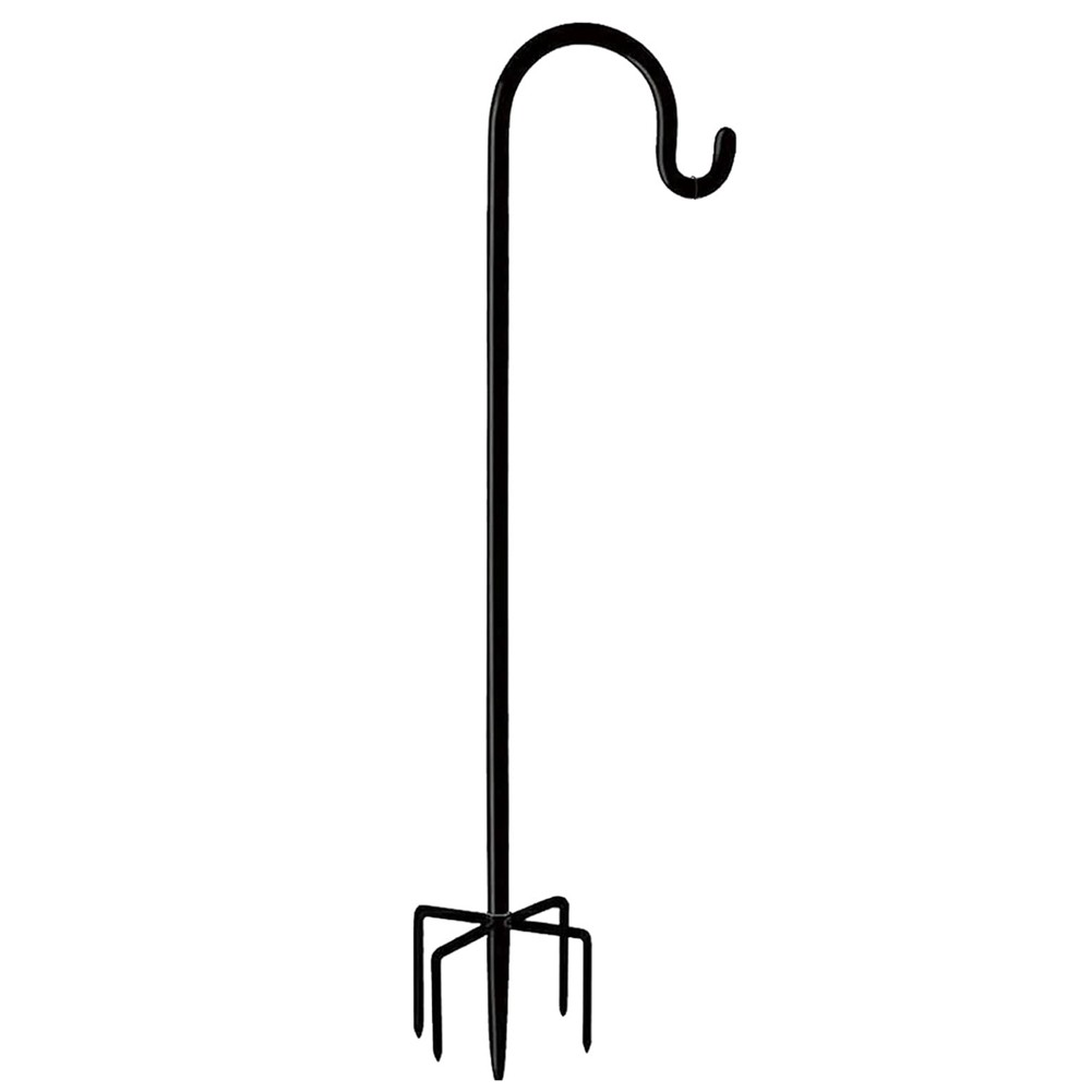 Outdoor Shepherd Hook, Bird Feeder Pole Holder, Garden Hanging Stakes for2267
