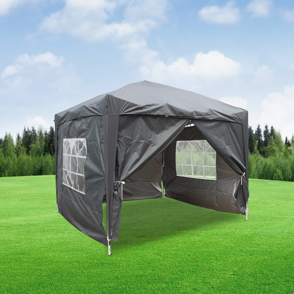 2.5x2.5m Pop Up Gazebo Marquee Canopy Outdoor Garden Party Patio Wedding Tent