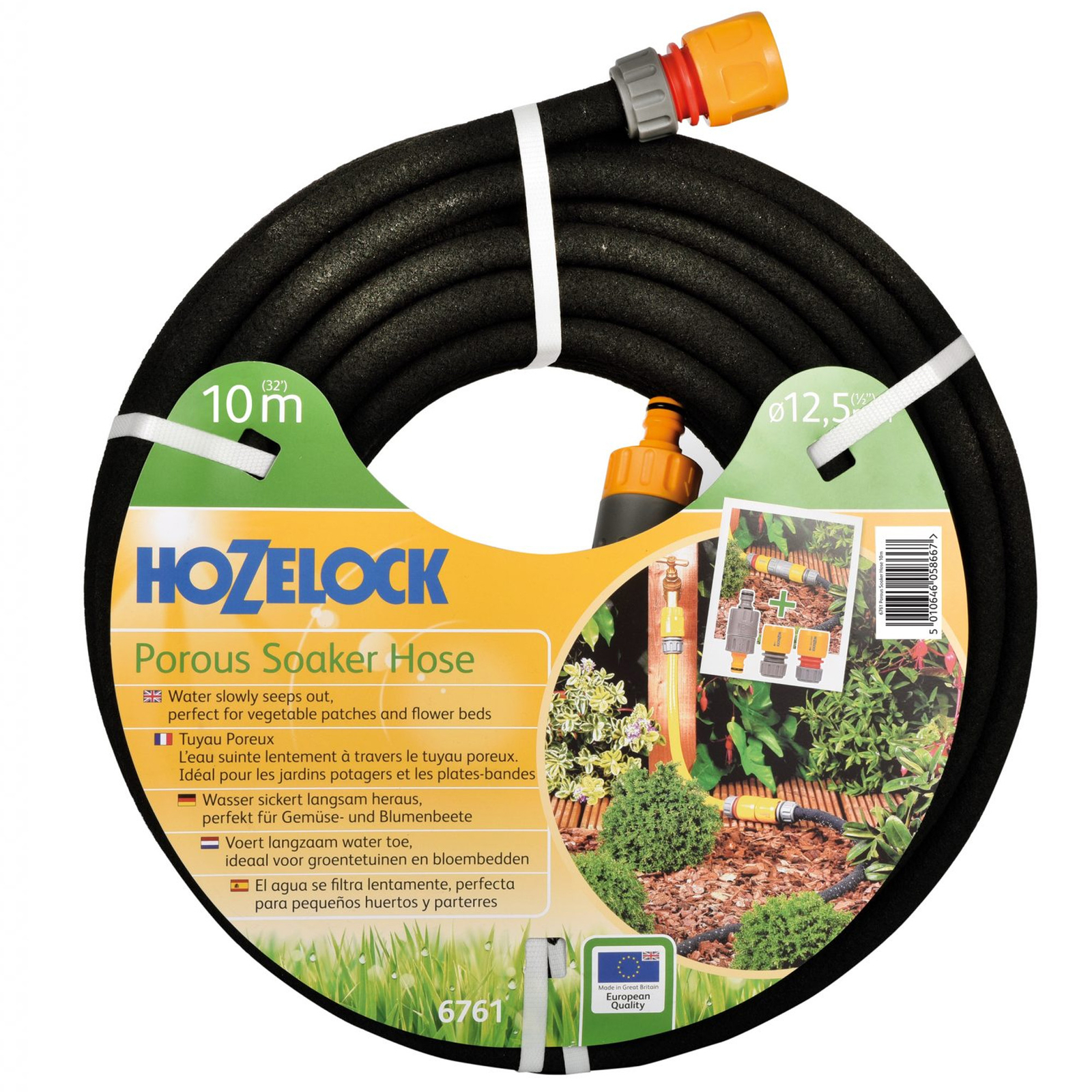 Hozelock Porous Soaker Hose Anti Water Waste Bedding Vegetable Gardens Hedges