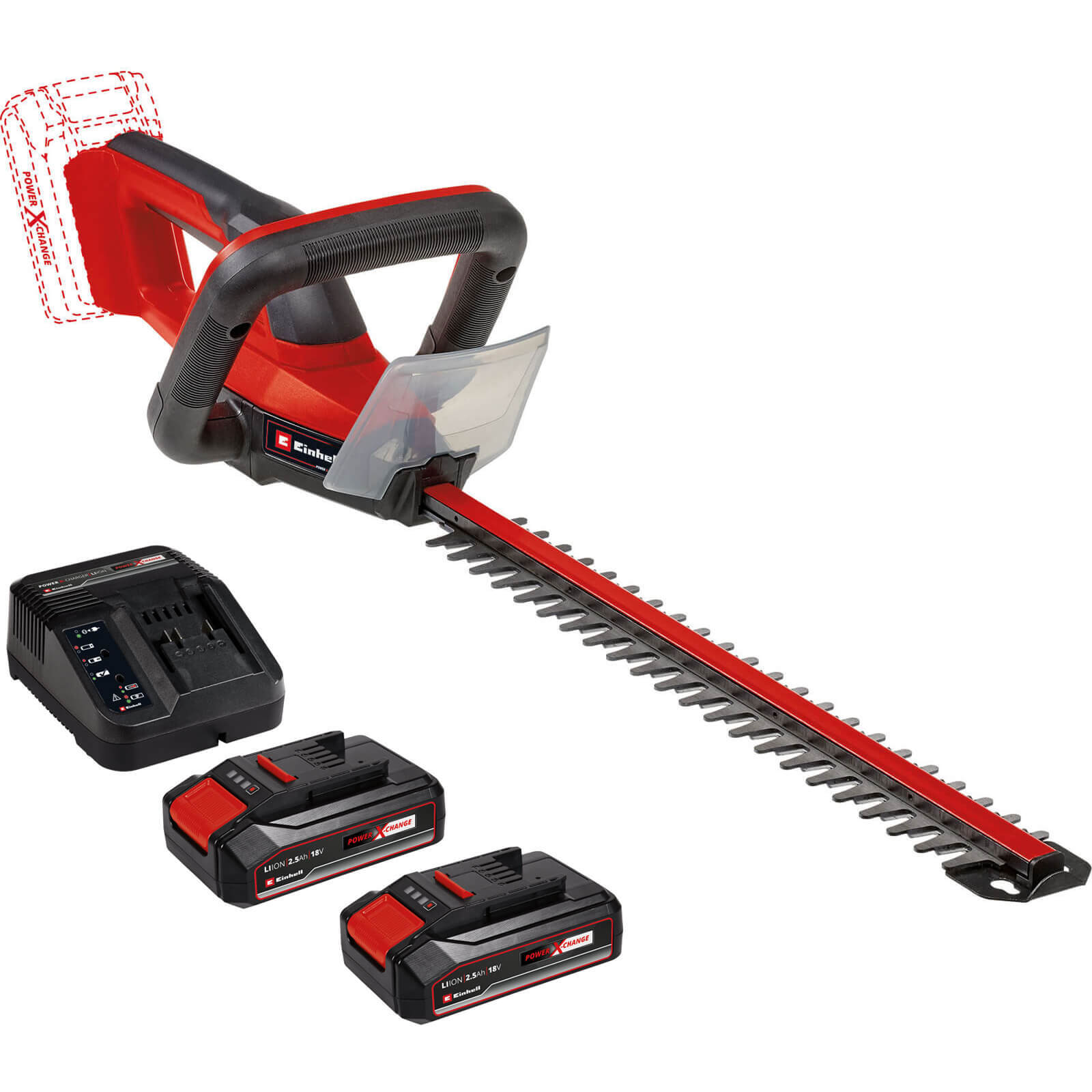 Einhell GC-CH 18/40 Li 18v Cordless Hedge Trimmer 400mm 2 x 2.5ah Li-ion