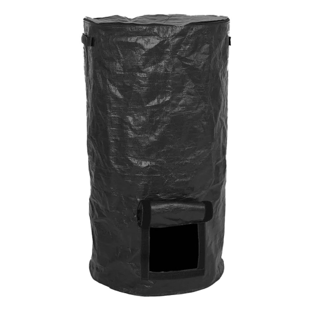 3X( Garden Yard Compost Bag with Lid Waste Sacks2253