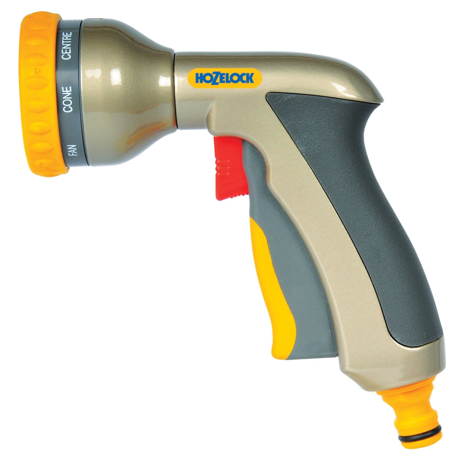 HOZELOCK - Multi-Jet Spray Gun Plus : Ergonomic, Extremely Compact Metal Multi-t