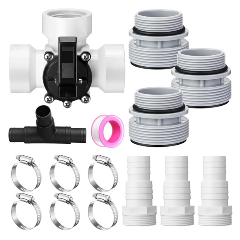 Pool Maintenance Part 1.5inch 3 Way Valves Conversion Set Hose Adapters4230
