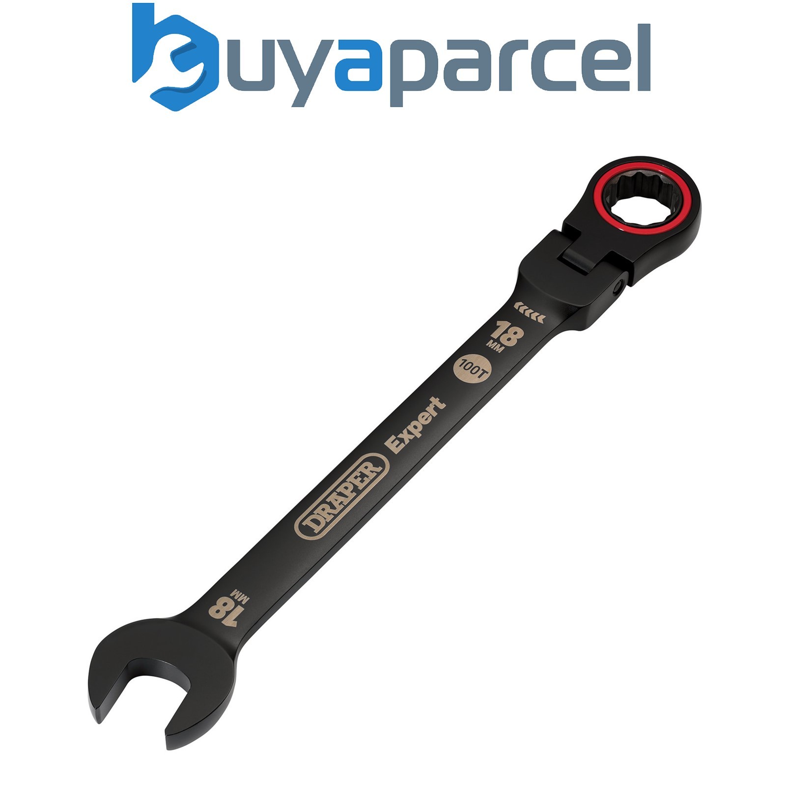 Draper 03925 Draper Expert HI-TORQ Metric Flexible Head Ratchet Combination Span